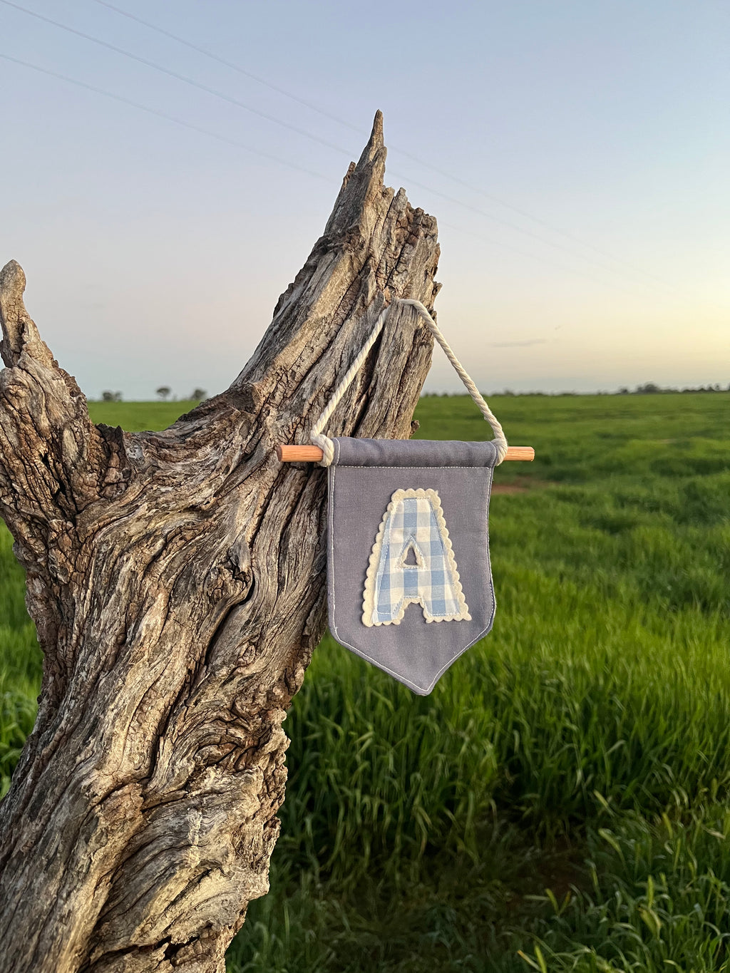 Individual letter bunting