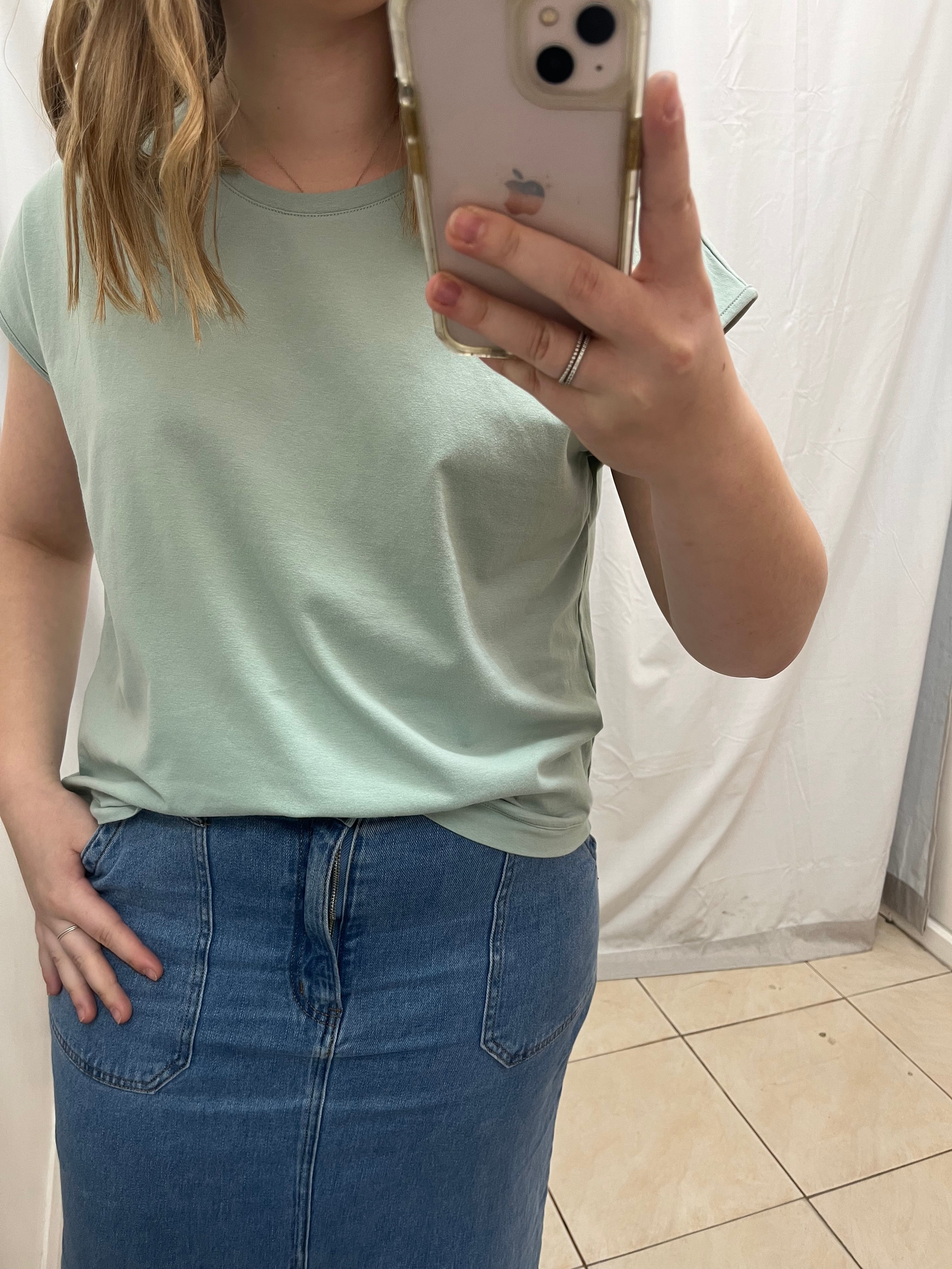 Shell tee sea green image 0