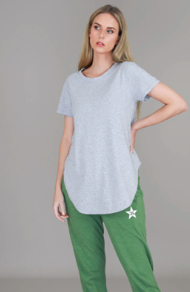 Elwood tee grey marle image 1