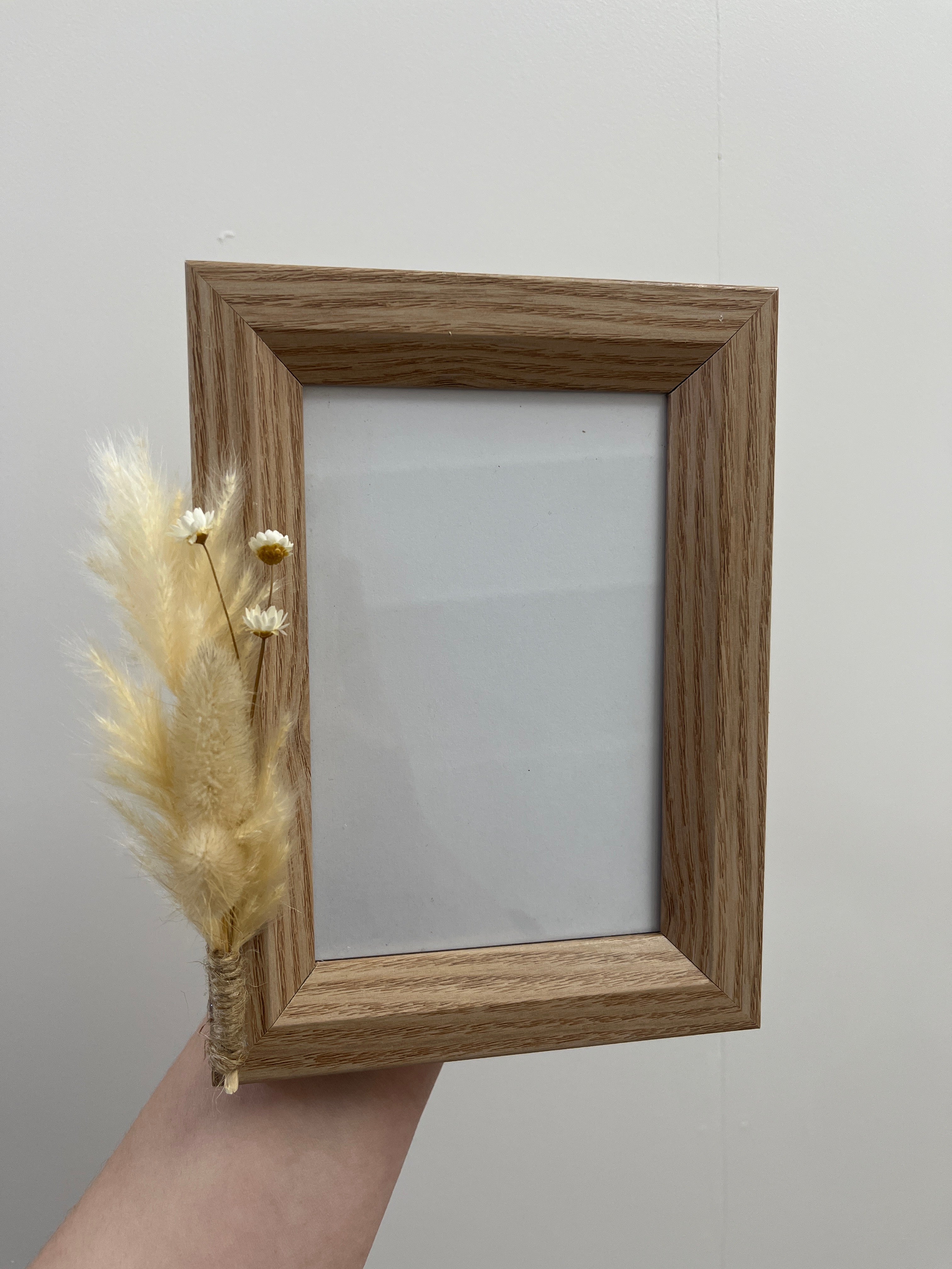 Neutral floral frame 4 x 6