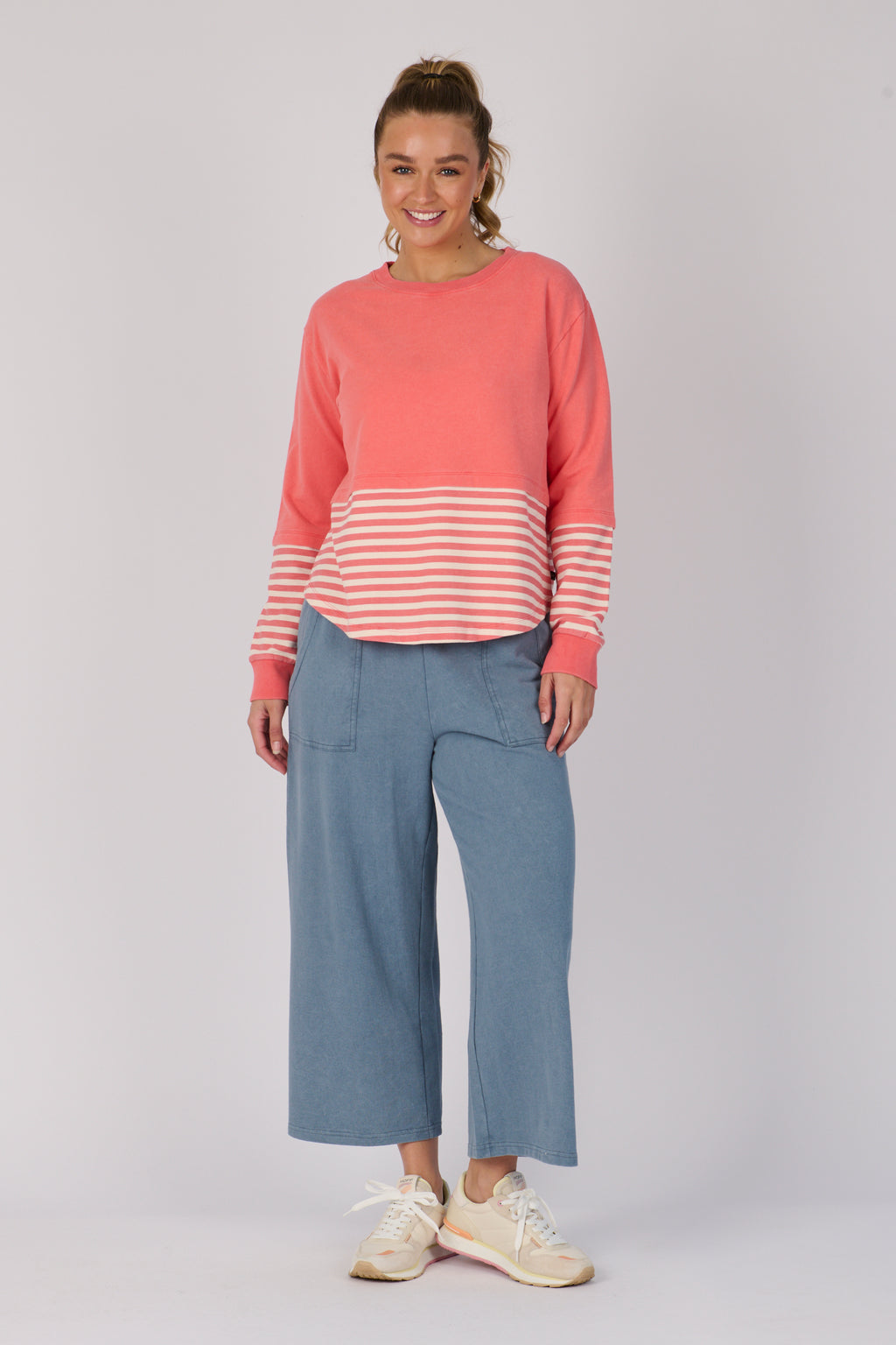 Coral  long sleeve tee image 2