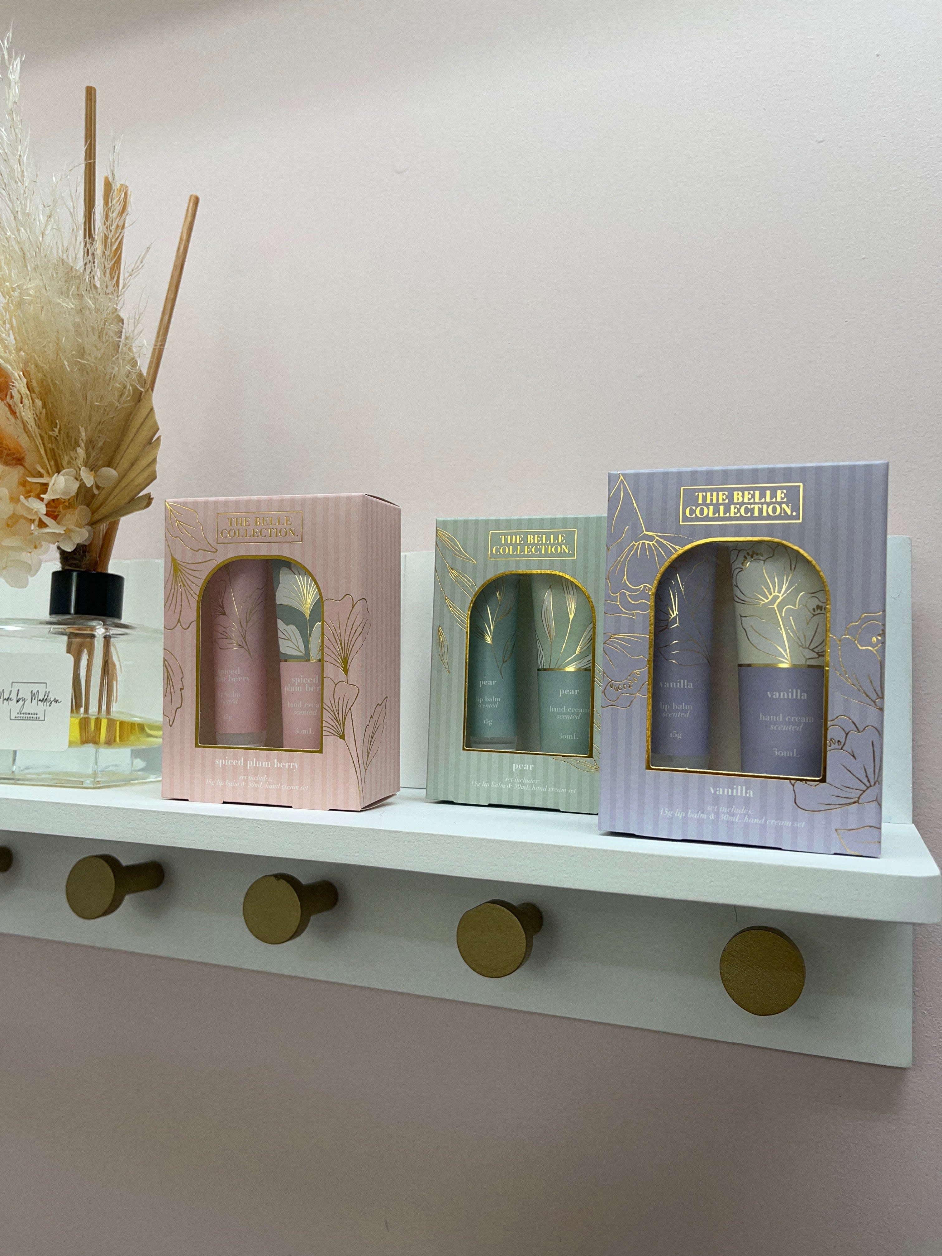 Hand cream & lip balm set