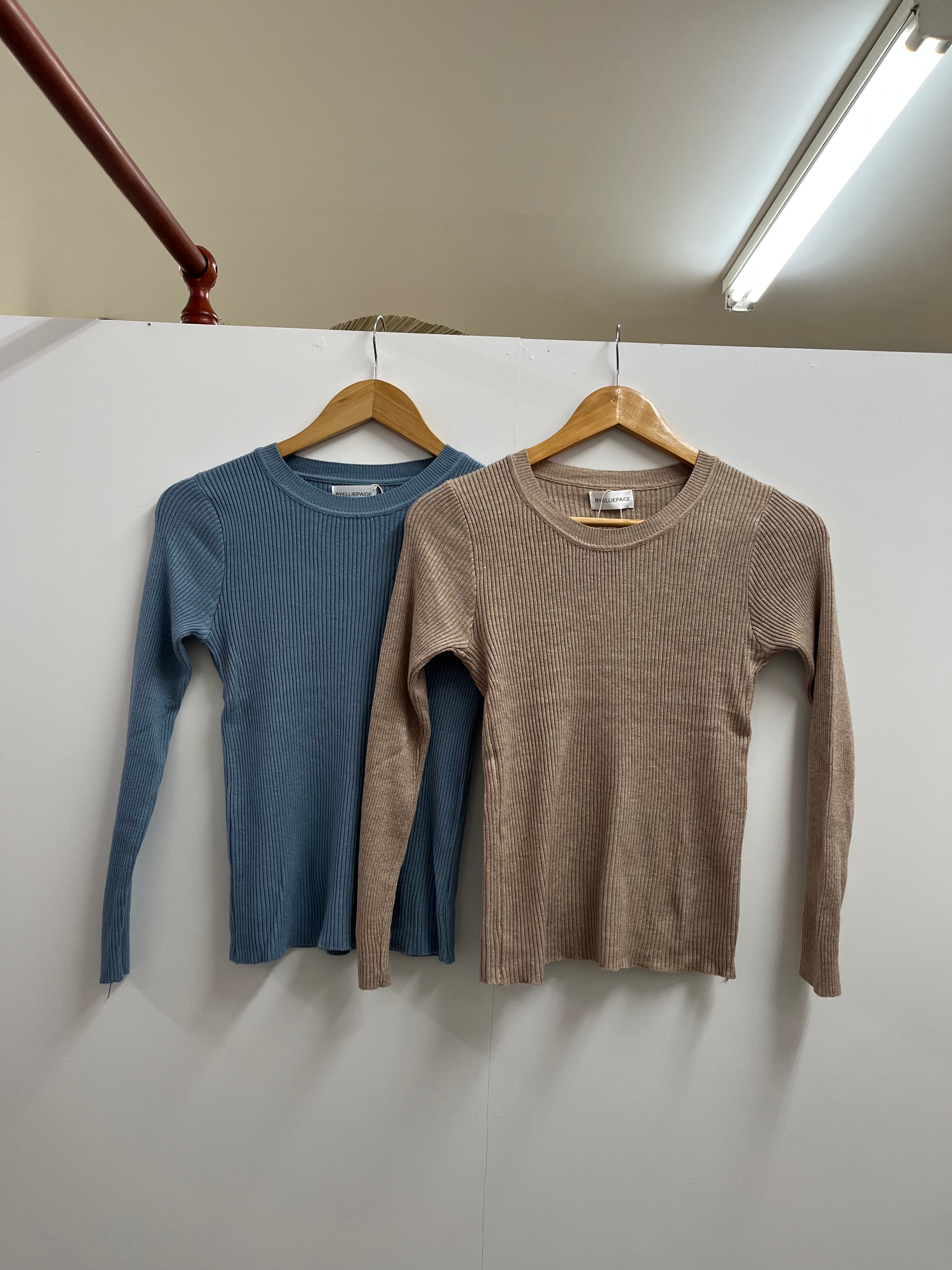 Rib long sleeve