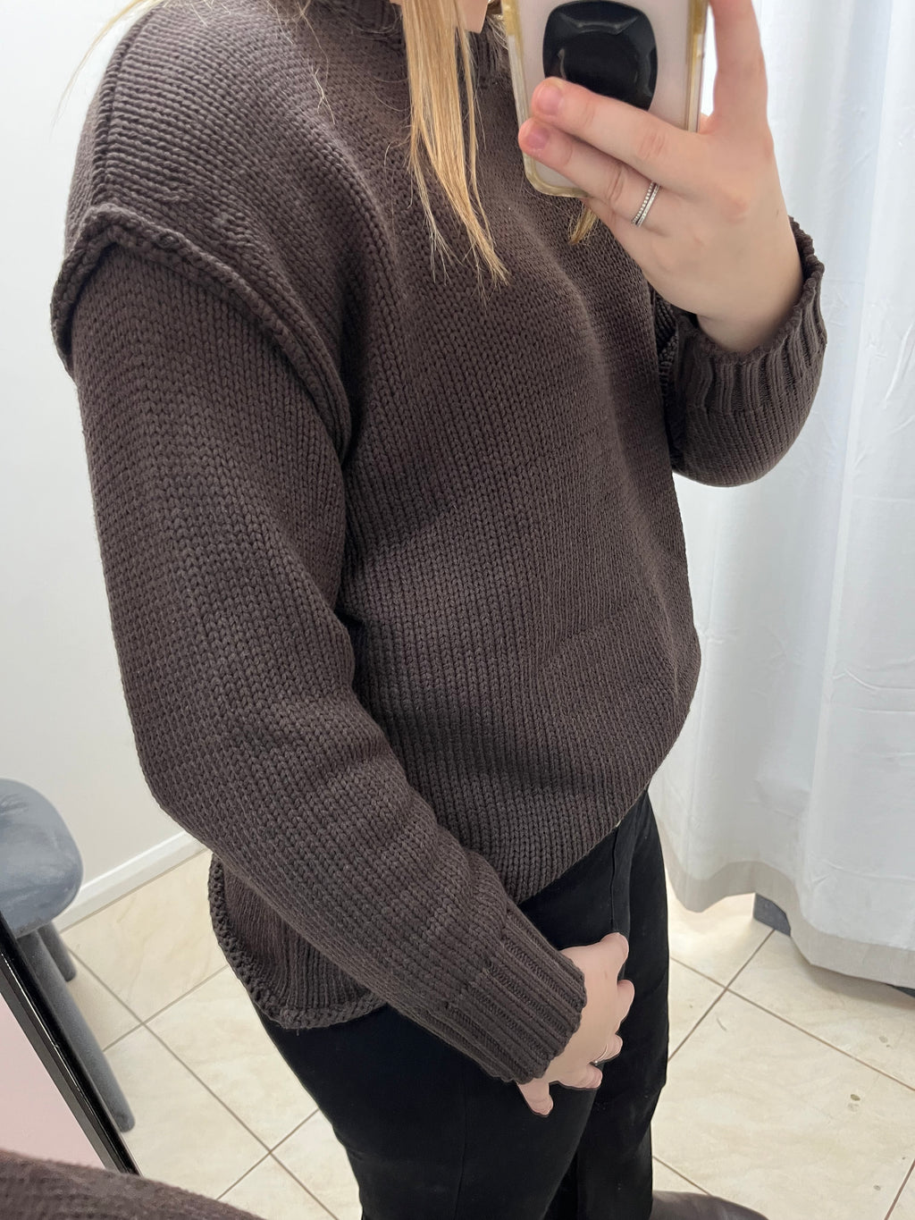 Chocolate knit