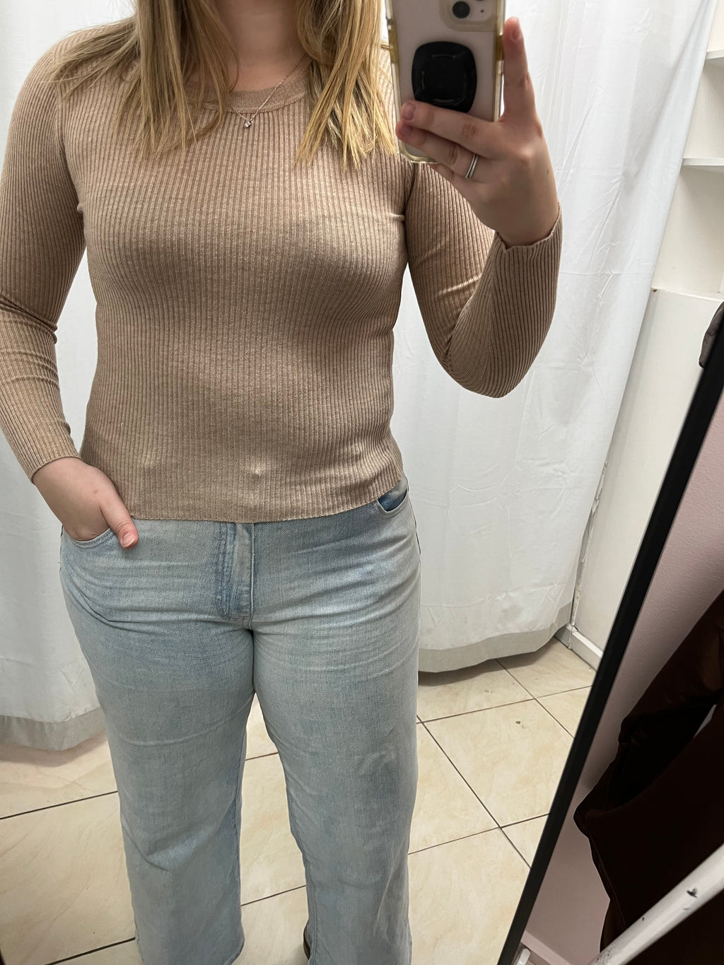 Rib long sleeve
