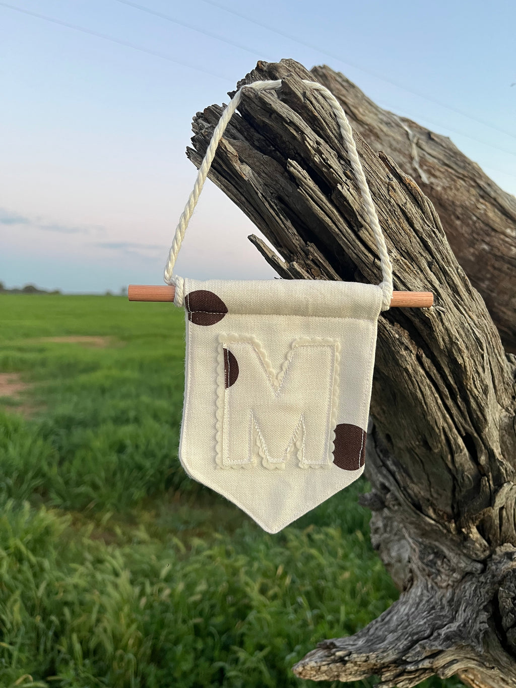 Individual letter bunting