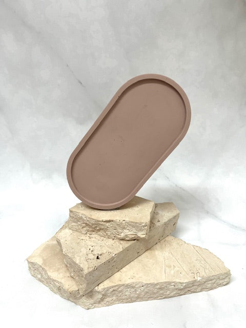 Blush 2 oval jewellery tray