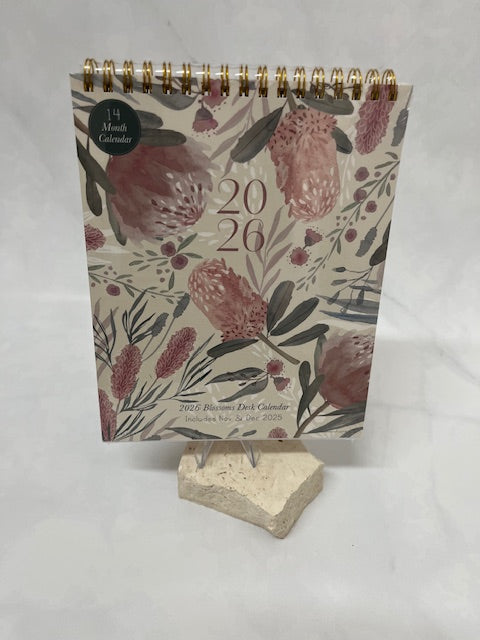 Blossoms desk calendar