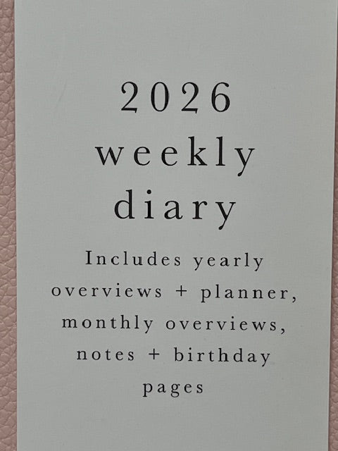 Small 2026 diary