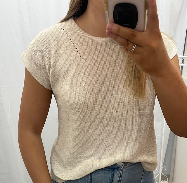 Beige top