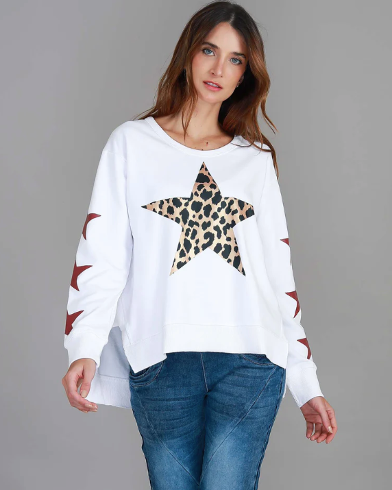Sydney leopard sweater