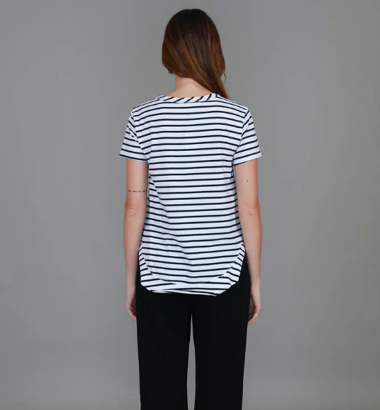 Paddington tee navy stripe