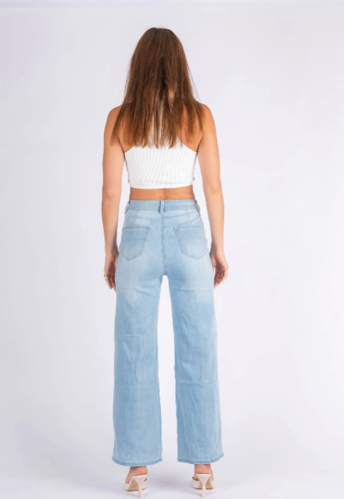Seam front jean