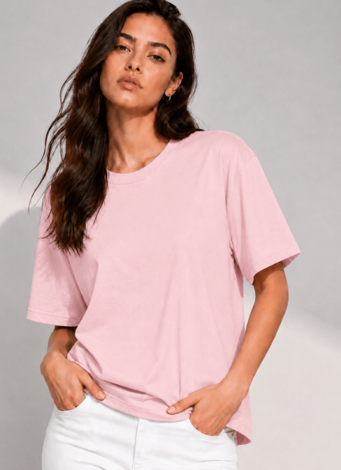 Cotton t shirt- pink