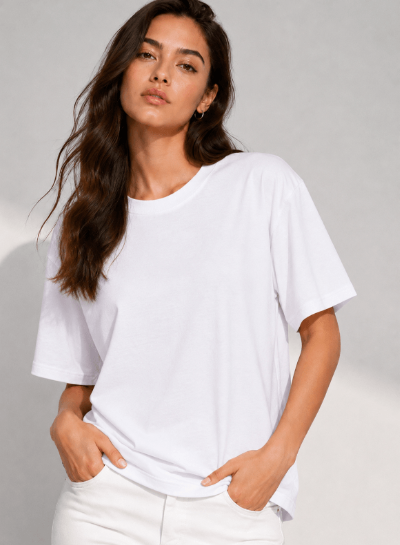 Cotton t shirt- white