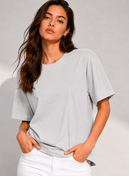 Cotton t shirt- grey