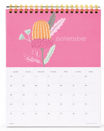 Lagoon 2027 desk calendar