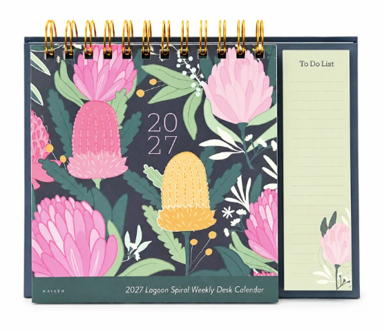 Laggon 2027 weekly desk planner