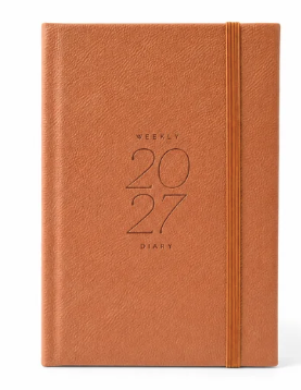 Tan 2027 A6 weekly diary