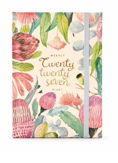 Eucalyptus A5 2027 weekly diary