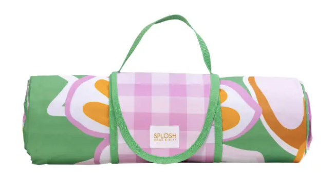 Summer pop picnic rug