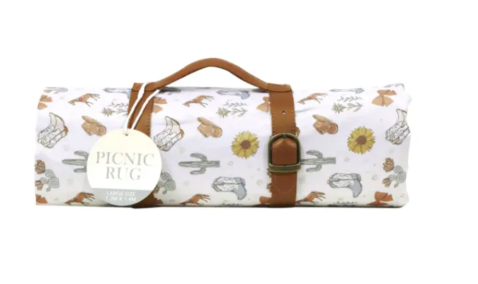 Saddle & bloom picnic rug