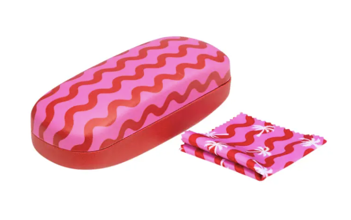 Summer waves sunglasses case