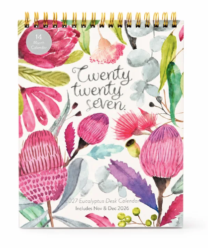 Eucalyptus 2027 desk calendar
