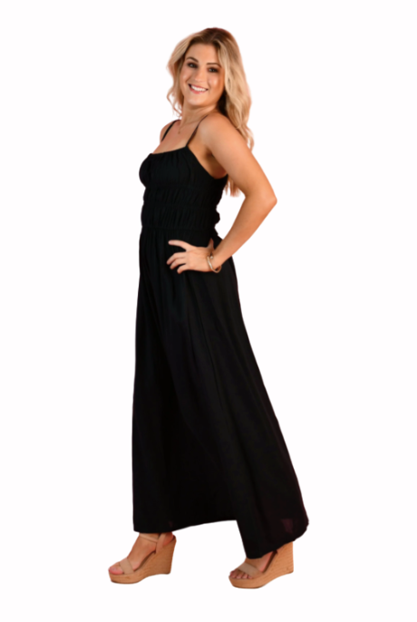 Summer maxi dress black